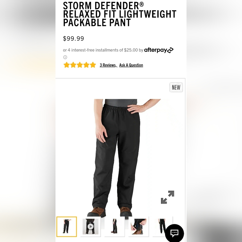 Carhartt Storm Defender Rain Pants